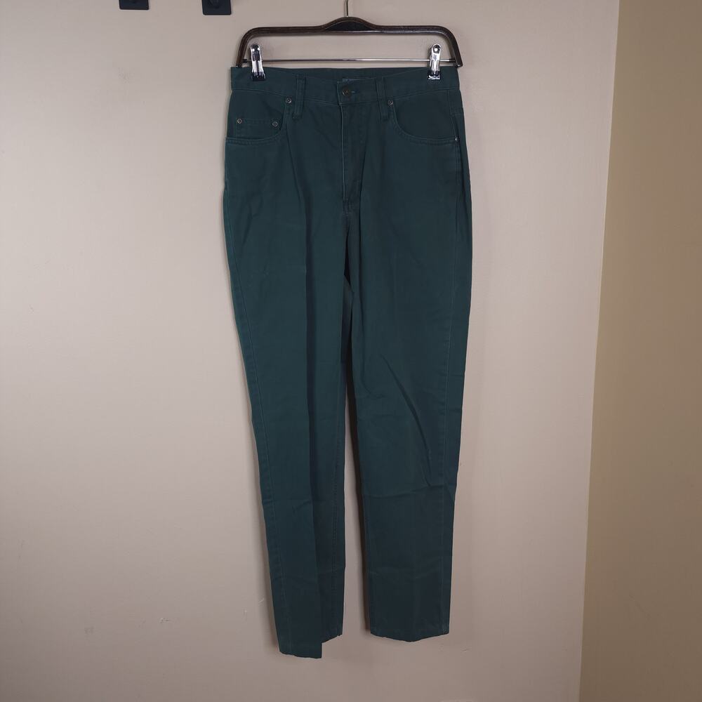 Vintage Liz Wear High-Rise Skinny Jeans in Green Size 8